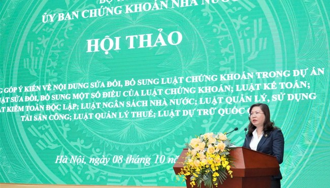 Sửa Luật Chứng khoán hướng đến mục tiêu nâng hạng thị trường