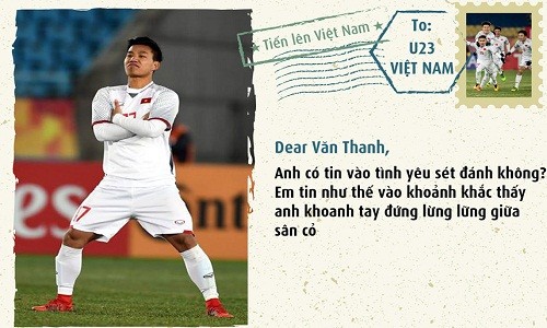 Nên tỏ tình với Xuân Trường, Quang Hải cùng U23 Việt Nam như thế nào?