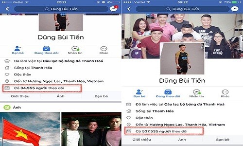 Đây là Facebook các cầu thủ U23 Việt Nam để các cô gái làm quen