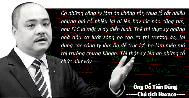 Chu tich Haxaco Do Anh Dung: Nhung nguoi luot song la 'ky sinh trung' chu khong phai co dong