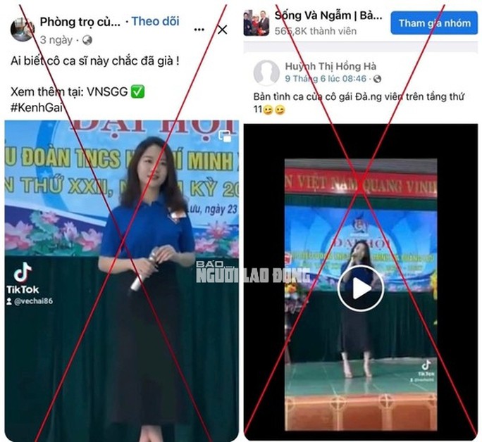 Nu doan vien o Quang Binh bi lay hinh gan ghep vao vu viec tai Thai Nguyen