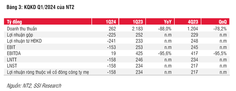 SSI du bao doanh thu thuan cua NT2 nam 2024 giam 54,5%-Hinh-2