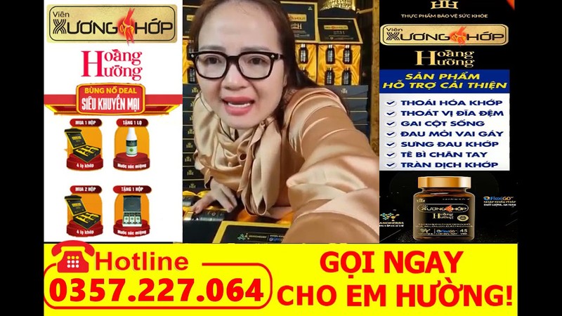 Bo Y te canh bao Vien xuong khop Hoang Huong quang cao gay hieu nham