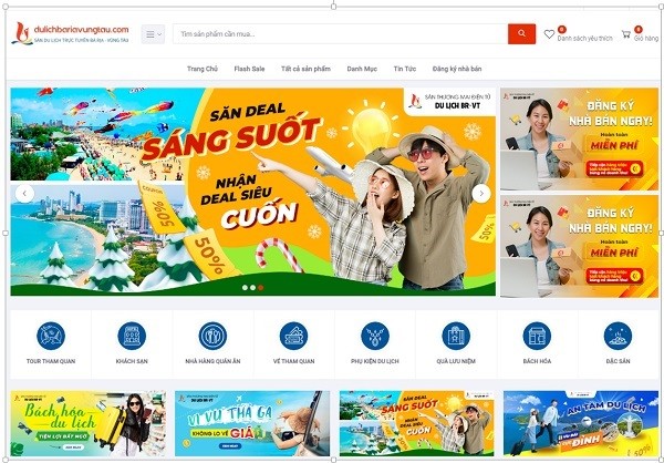 Ba Ria – Vung Tau: Hon 600 doanh nghiep tham gia Hoi cho du lich truc tuyen 2023