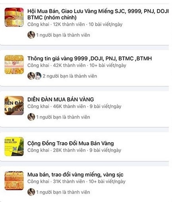 Vàng, bạc giả tràn lan chợ mạng Vang, bac gia tran lan cho mang