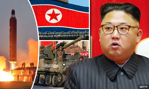 Chu tich Trieu Tien Kim Jong-un giam sat thu nghiem vu khi moi