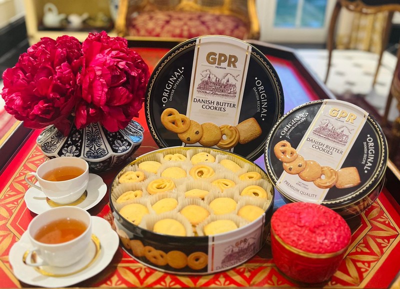 Banh quy Dan Mach Danish Butter Cookies chinh thuc co mat tai Viet Nam