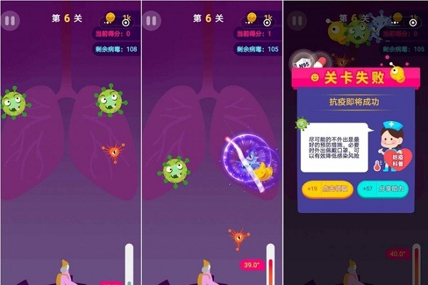 Trai nghiem game 'Chem hoa qua' phien ban chong virus corona