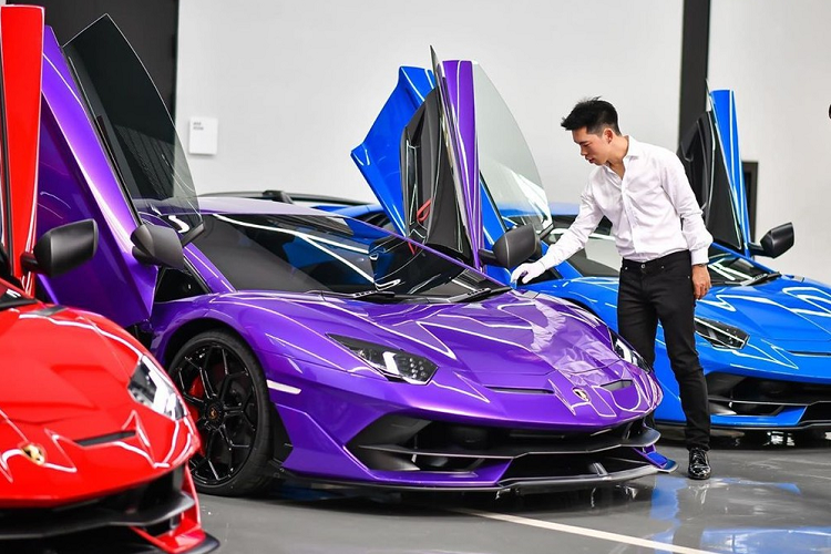 Dan sieu xe hang hiem Lamborghini Aventador SVJ cua dai gia ty do-Hinh-5