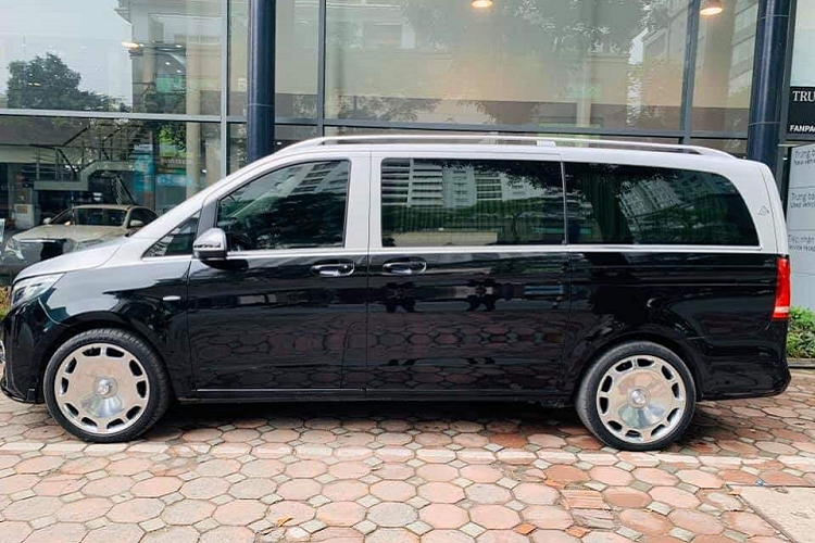 Dan choi bien Mercedes-Benz V-Class thanh xe sieu sang Maybach