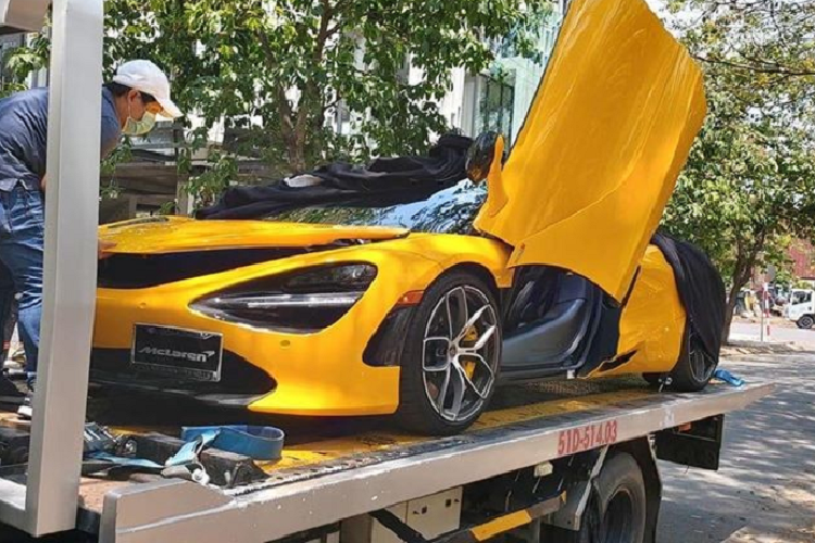 McLaren 720S Spider hon 23 ty, mau doc nhat Viet Nam thong quan