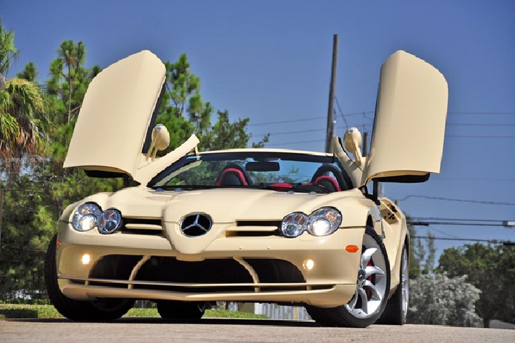 Mercedes-Benz SLR McLaren mau son Elfenbein doc nhat vo nhi