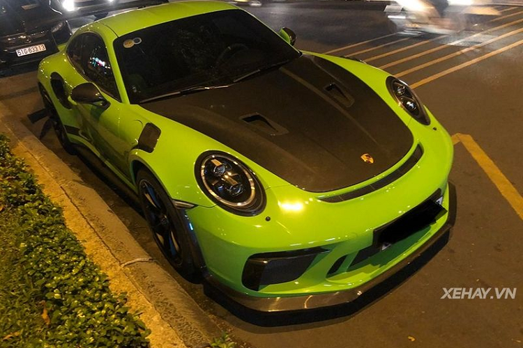 Can canh Porsche 911 GT3 RS Lizard Green tren pho Sai Gon dep khong ty vet-Hinh-6