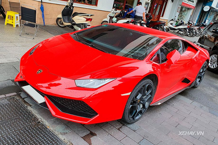 Sieu xe Lamborghini Huracan duoc dai gia Sai thanh chi hang tram trieu 'thay ao'