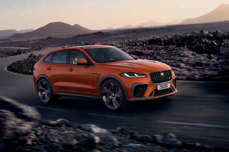 Chi tiet phien ban hang dau Jaguar F-Pace SVR 2021 chi can 3,8 giay de but toc