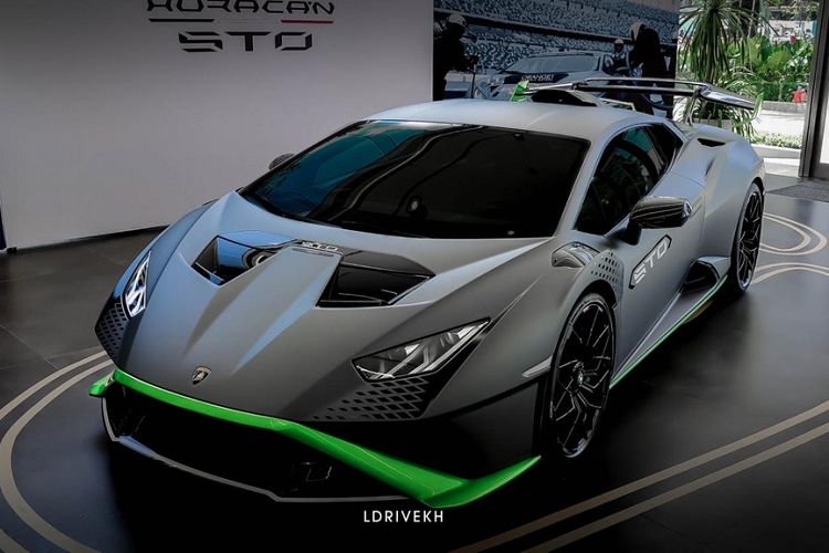 Sieu xe Lamborghini Huracan STO phong cach “bo chien” cua dai gia Campuchia