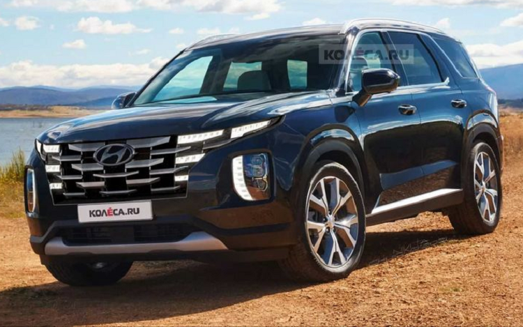 Can canh Hyundai Palisade 2022 day cuon hut