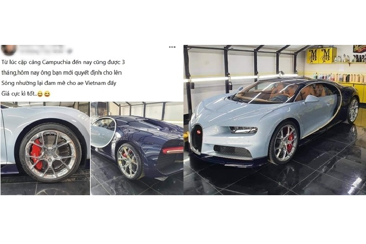 Bugatti Chiron o Campuchia chao gia toi 58 ty dong