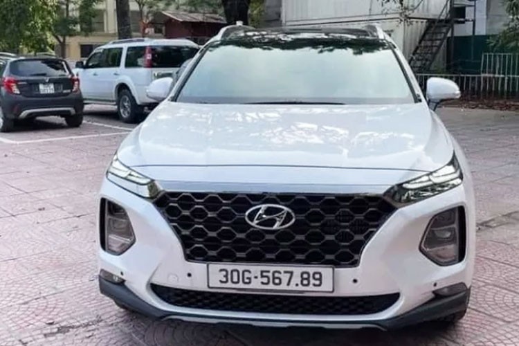 SUV Hyundai SantaFe bien doc 56789 rao ban toi 2,6 ty o Ha Noi-Hinh-7