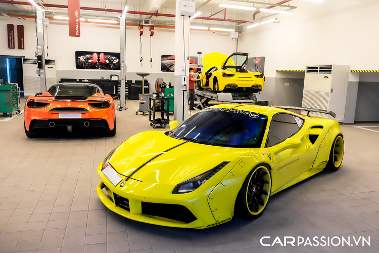 Chi tiet Ferrari 488 GTB do Liberty Walk sieu doc o Sai Gon