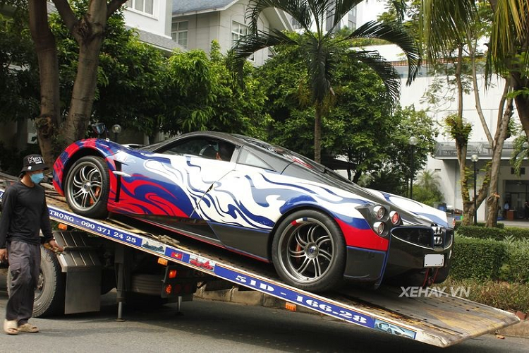 Pagani Huayra hon 80 ty cua Minh Nhua van chuyen den nha Cuong Do la-Hinh-2