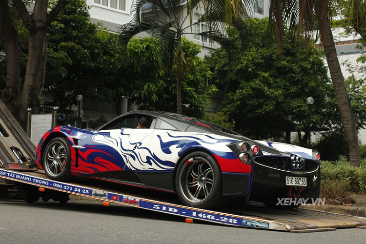 Pagani Huayra hon 80 ty cua Minh Nhua van chuyen den nha Cuong Do la-Hinh-4