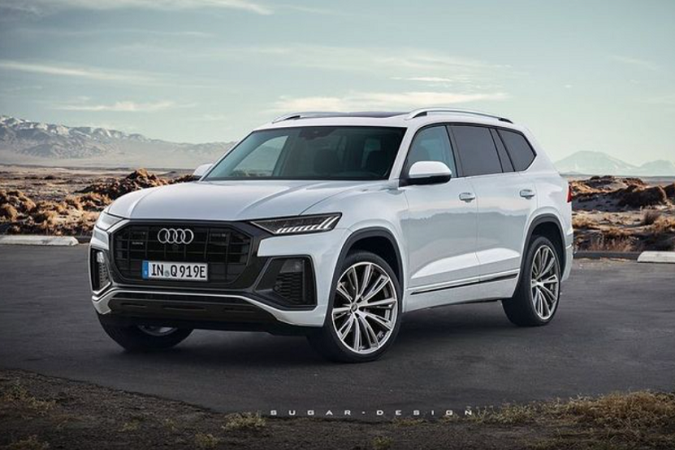 Lo dien SUV hang sang Audi Q9 doi thu cua BMW X7