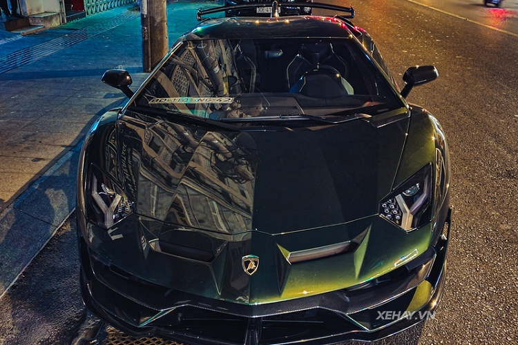 Ngam sieu xe Lamborghini Aventador SVJ Verde Ermes doc nhat Viet Nam-Hinh-4