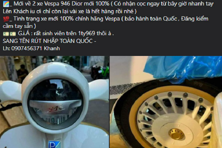 Mau Vespa 946 Christian Dior tai Viet Nam da len gia den 2 ty dong-Hinh-4