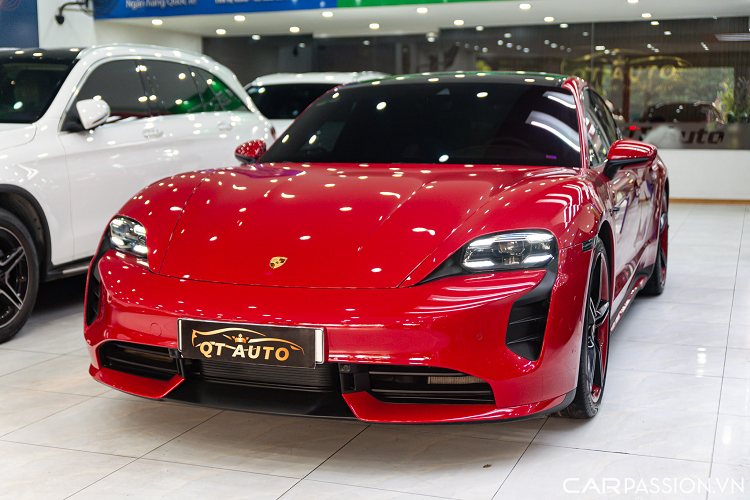 Porsche Taycan Turbo 2021 'cu' rao ban hon 9,3 ty o Ha Noi-Hinh-2