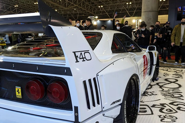 Ferrari F40 do than rong duoc ra mat tai trien lam Tokyo Auto Salon 2023-Hinh-10