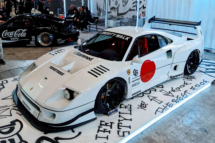 Ferrari F40 do than rong duoc ra mat tai trien lam Tokyo Auto Salon 2023-Hinh-4