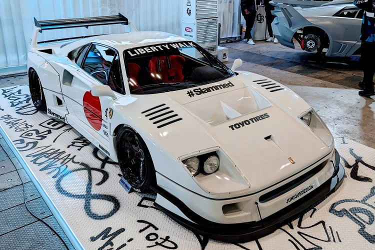 Ferrari F40 do than rong duoc ra mat tai trien lam Tokyo Auto Salon 2023