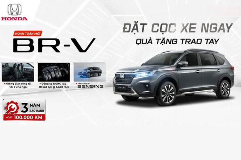 Can canh Honda BR-V 2023 chi tu 600 trieu tai Viet Nam-Hinh-6