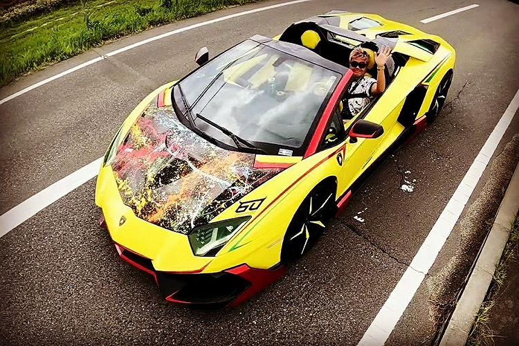 Dai gia phu pha le, kim cuong kin xe Lamborghini-Hinh-8