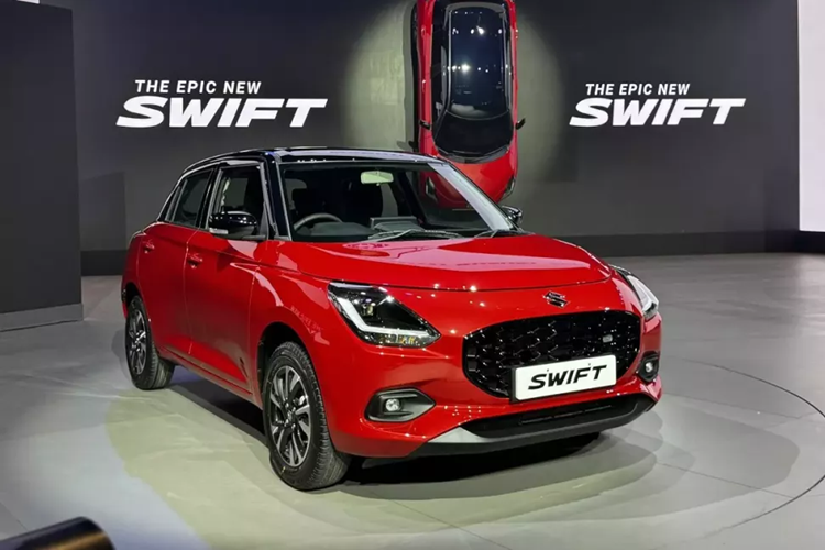 Suzuki Swift 2024 moi duoc cai tien nhe, gia re