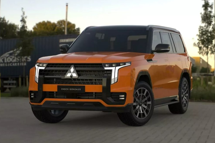 Xem mau SUV co lon Mitsubishi Pajero