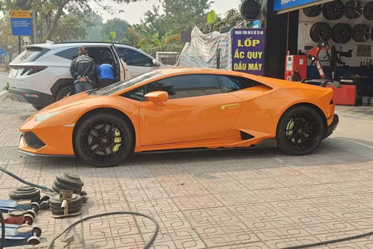 Dai gia nao tau Lamborghini Huracan bien “san bang tat ca” o Ha Noi?-Hinh-2