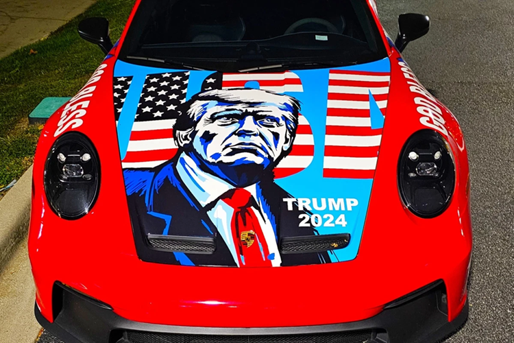 Can canh Porsche 911 GT3 phong cach cua Tong thong Donald Trump-Hinh-4