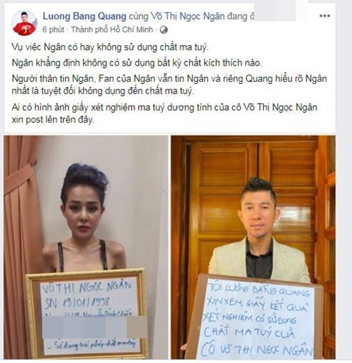 Ngan 98 len tieng ve nghi van bi tam giu vi su dung ma tuy