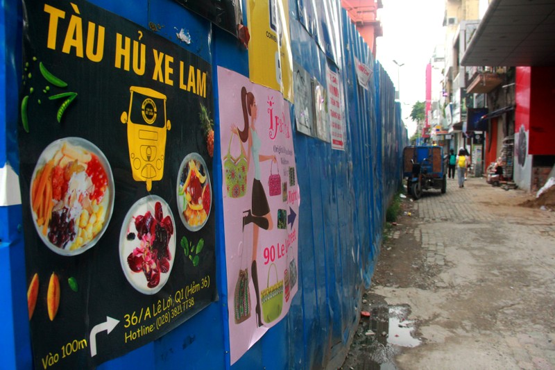 Dai cong truong metro Sai Gon cham tre, nguoi dan dieu dung-Hinh-5