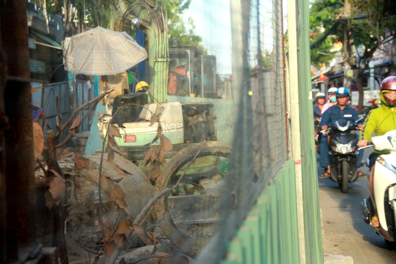 Hang tram lo cot 'dap chieu' tren duong pho Sai Gon ngay can Tet-Hinh-5