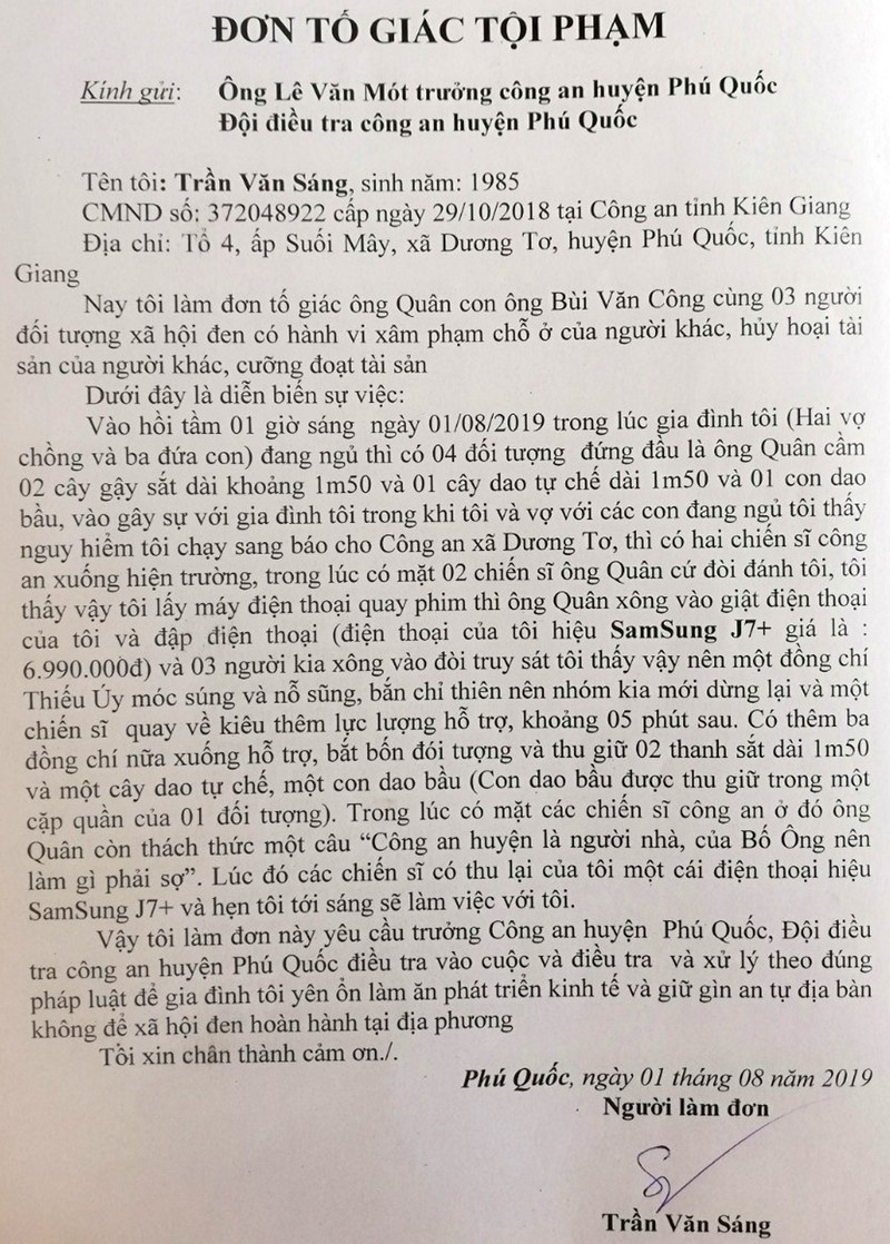 Canh sat no sung bat nhom con do quay pha o Phu Quoc-Hinh-2