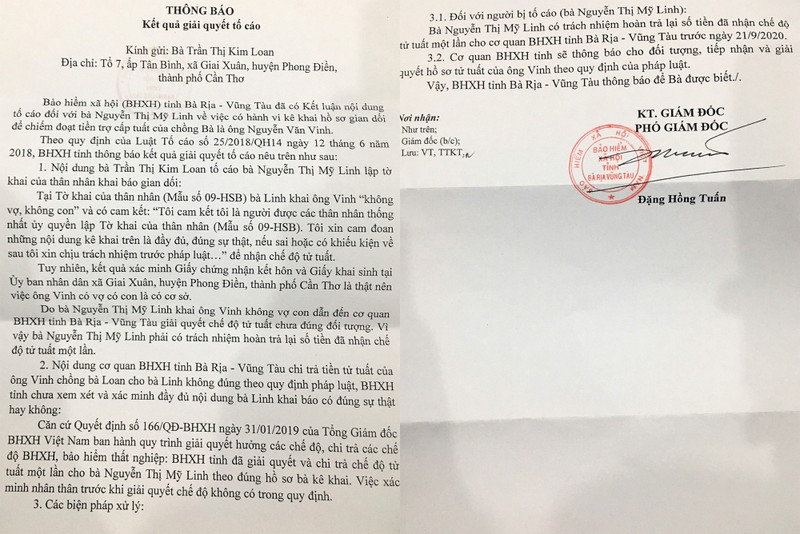 Ket qua cuoi cung vu 'co giao khai gian doi de linh tien tu tuat cua nguoi khac'