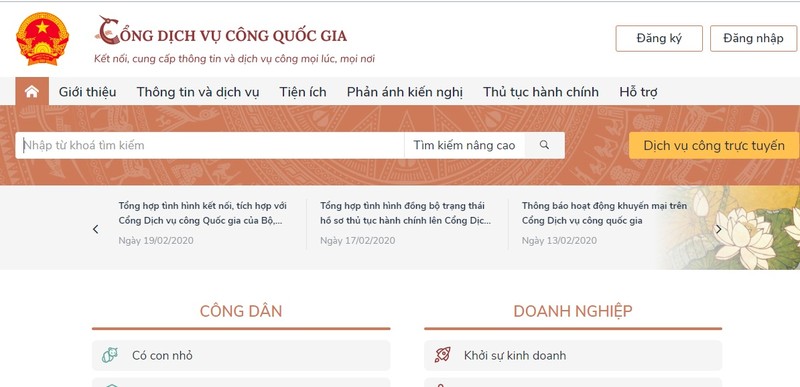 Vi pham giao thong da co the nop phat online qua Cong dich vu cong Quoc gia