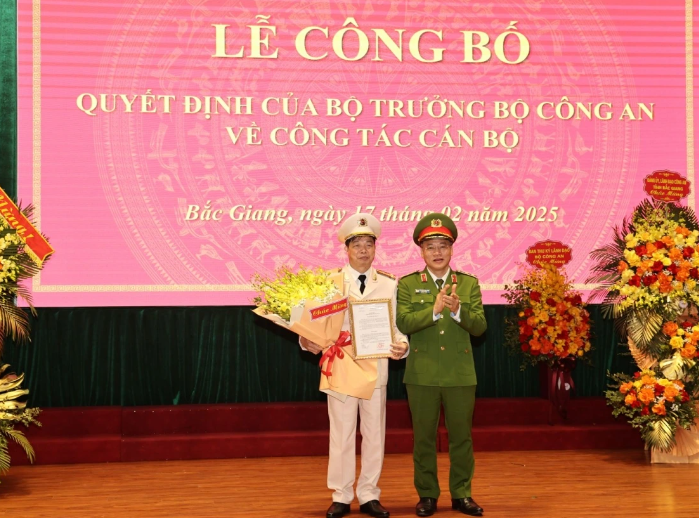 Dai ta Nguyen Quang Vinh lam Giam doc Cong an tinh Bac Giang