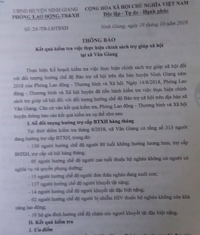 Hai Duong: Mot xa, 49 truong hop huong tro cap xa hoi sai quy dinh-Hinh-2