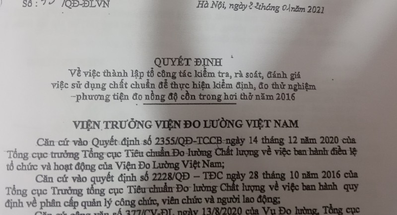 Nghi van sai pham o Vien Do luong Viet Nam: “De” 3,5 ngan may do nong do con lech chuan… roi “noi mat” ho so?-Hinh-2