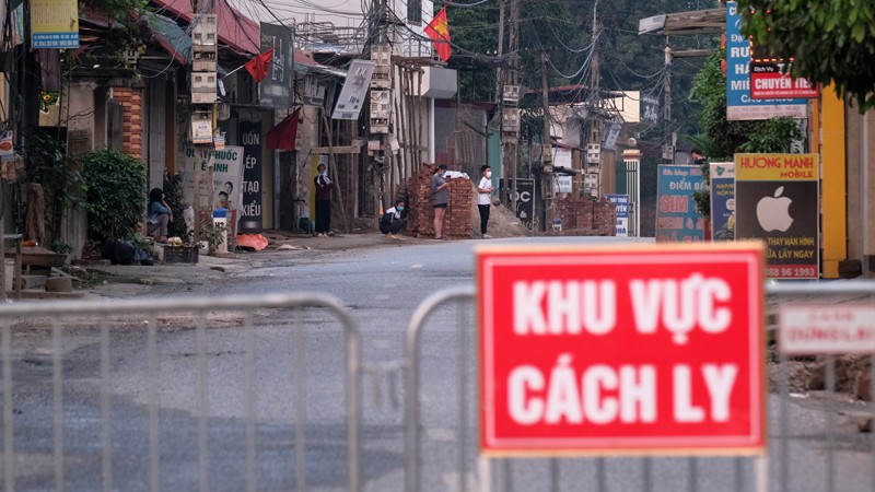 Nguoi thu 5 duong tinh COVID-19 tai o dich Ha Loi