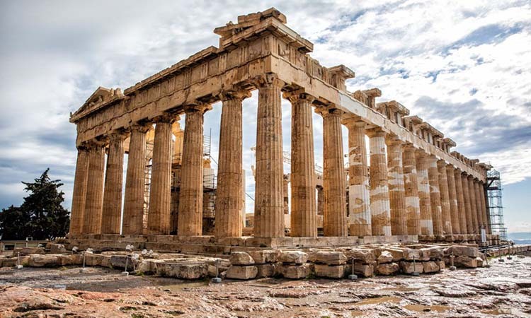 Den Parthenon noi tieng Hy Lap bi hu hai nghiem trong do su kien nao?